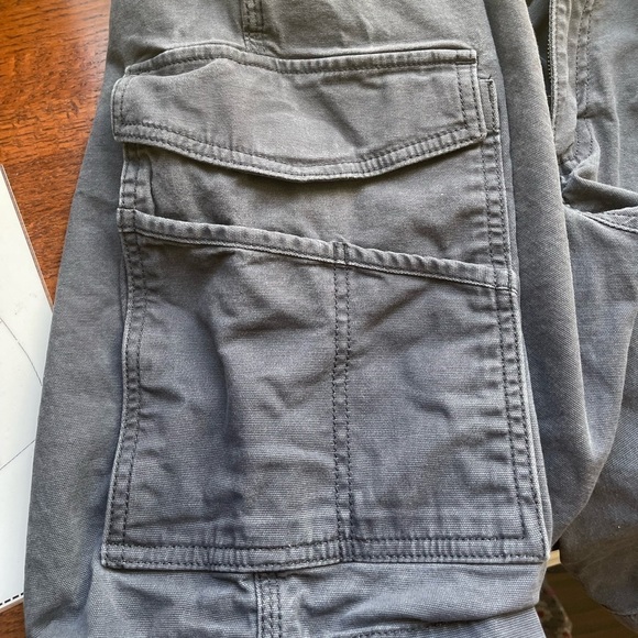 Carhartt Mens Relaxed Plus Gray Grey Utility Streetwear Work Shorts Cargo 40 - Picture 11 of 13